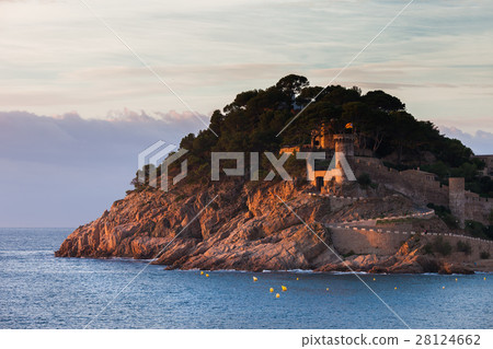 Tossa de Mar at Sunset 28124662