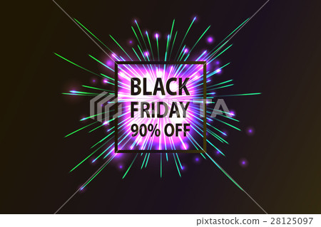 Black Friday. Fireworks discounts. 28125097