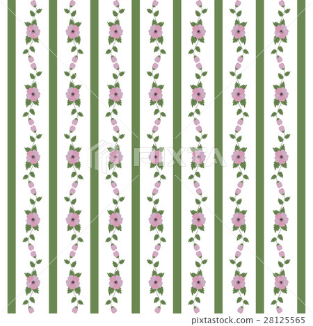 Abstract floral pattern of ribbons 28125565
