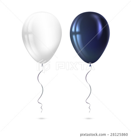 Inflatable air flying balloon isolated on white Inflatable air flying balloon isolated on white 28125860