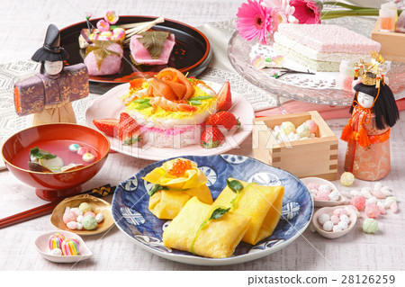 Dinner of the Hinamatsuri 28126259