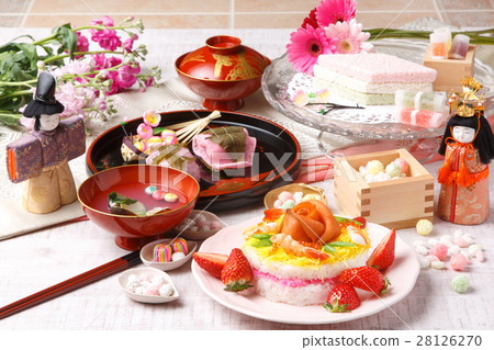 Dinner of the Hinamatsuri 28126270