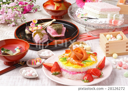 Dinner of the Hinamatsuri 28126272