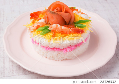 Sushi cake 28126332