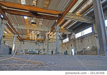 ruins of a very heavily polluted industrial ruins of a very heavily polluted industrial 28126398