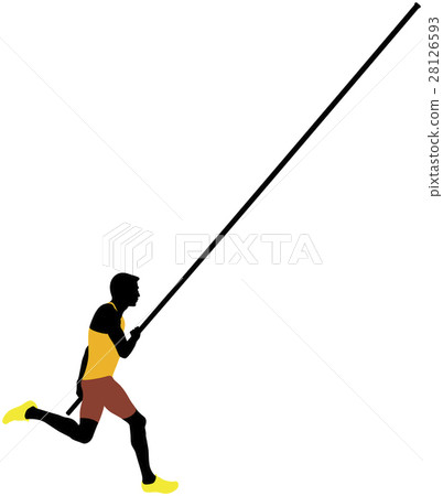 pole vault male athlete 28126593