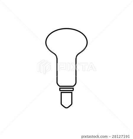 Light bulb icon. Vector. 28127191