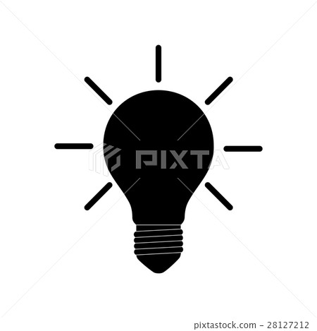 Light bulb icon. Vector. 28127212