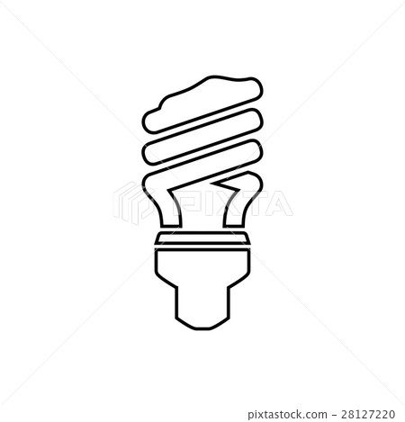Light bulb icon. Vector. 28127220