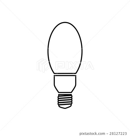 Light bulb icon. Vector. 28127223