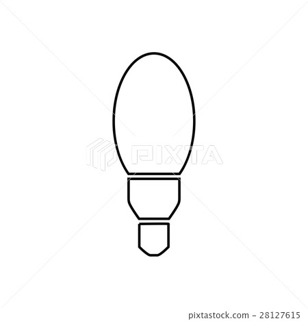 Light bulb icon. Vector. 28127615