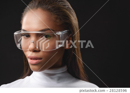 Serine young african woman in contemporary Serine young african woman in contemporary 28128596