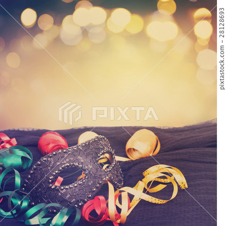 Mask with masquerade decorations Mask with masquerade decorations 28128693