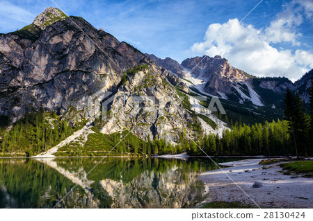 view at the Braies lake 28130424