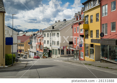 Kristiansund streets, Norway. 28131888