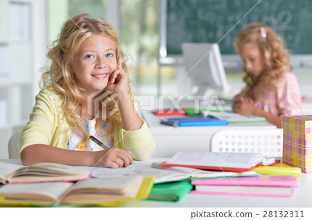 beautiful little girls at class beautiful little girls at class 28132311