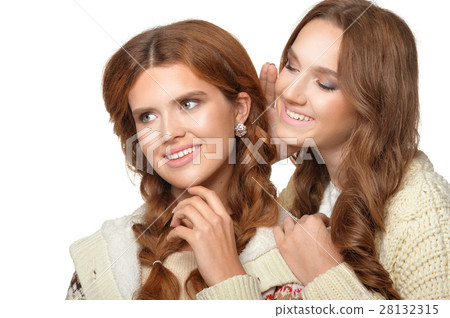 two beautiful young women  28132315