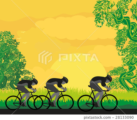 Group of Cyclists 28133090