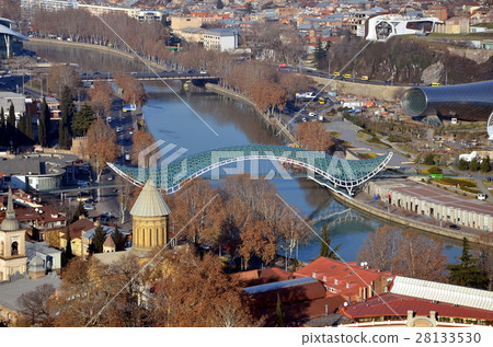 Top view of Tbilisi, capital of Georgia  28133530