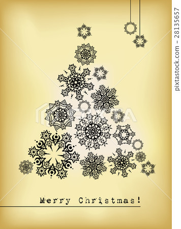 abstract christmas tree abstract christmas tree 28135657