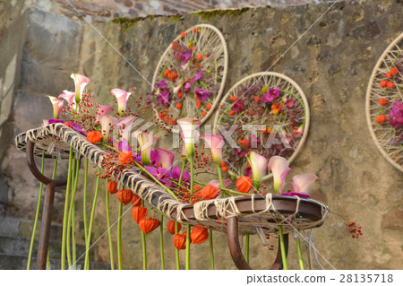 flowers composition in the city flowers composition in the city 28135718