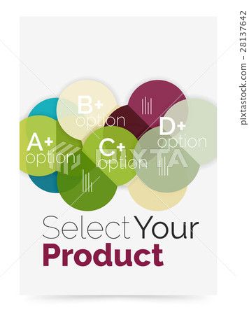 Option select infographic banner 28137642