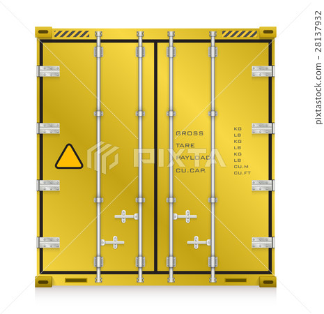 Cargo container vector 28137932