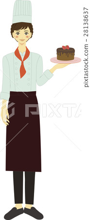 Pastry illustration with cake 3 Pastry illustration with cake 3 28138637