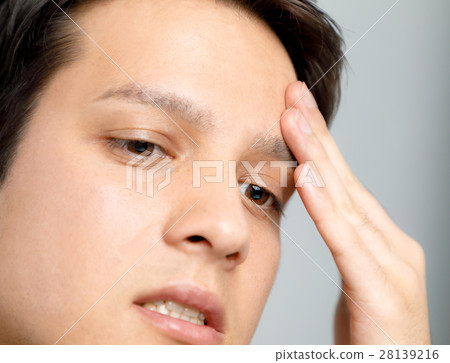 Male forehead Male forehead 28139216