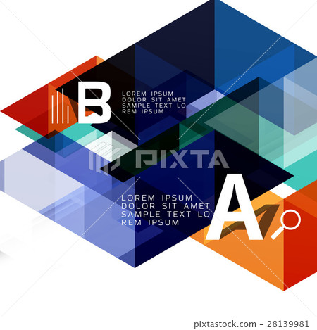 Transparent overlapping triangles Transparent overlapping triangles 28139981