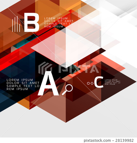Transparent overlapping triangles Transparent overlapping triangles 28139982