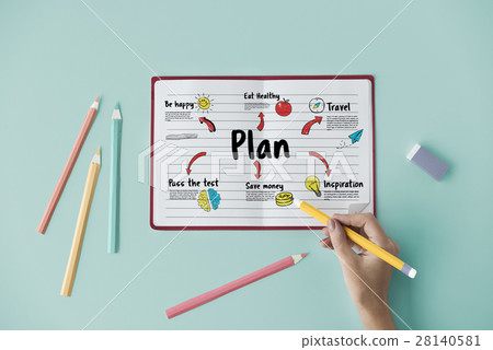 New Beginning Solution Goals Concept 28140581