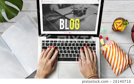 Travel Adventure Website Internet Blog Online Concept 28140718
