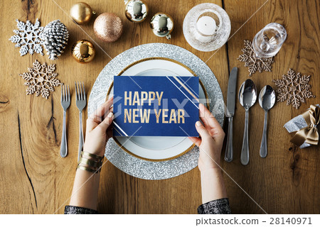 Christmas New Year Celebration Decorations Concept Christmas New Year Celebration Decorations Concept 28140971