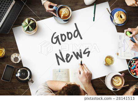 Breaking News Information Announcement Publication Concept 28141513