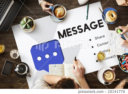 Social Network Communication Connection Concept Social Network Communication Connection Concept 28141778
