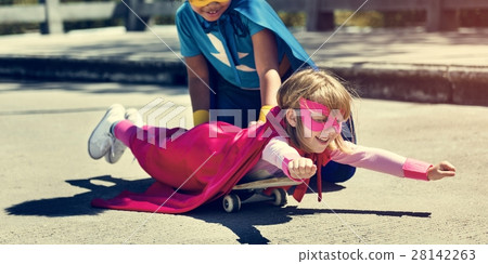 Children Childhood Super Hero Concept Children Childhood Super Hero Concept 28142263