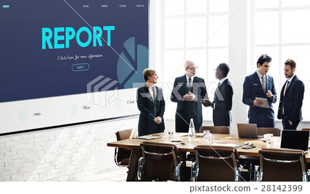 Strategy Performance Target Report Analytics Concept 28142399