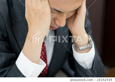 depressed businessman depressed businessman 28142434