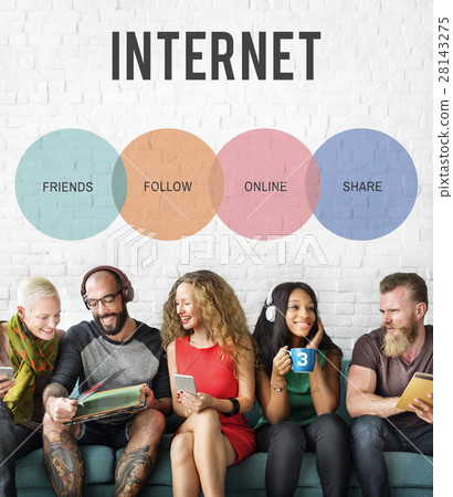 Communication Connection Networking Icon Concept 28143275