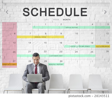 Schedule Table Event Planner Concept 28143511