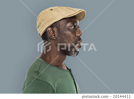 Casual African Adult Old-Fashion Retro Concept 28144411