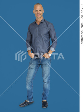 People Man Full Body Studio Shoot Concept 28144702
