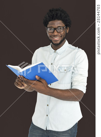African Descent Holding Book Concept African Descent Holding Book Concept 28144703