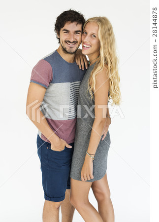 Couple Love Studio Portrait Concept 28144878