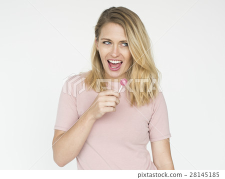 Attractive Woman Casual Caucasian Confident Concept Attractive Woman Casual Caucasian Confident Concept 28145185