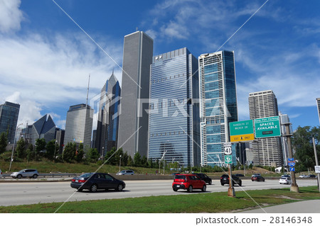 High-rise buildings in Chicago High-rise buildings in Chicago 28146348