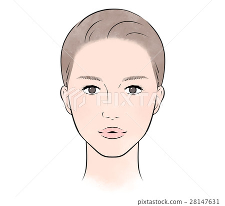 美麗的皮膚女士前面 美麗的皮膚女士前面 28147631