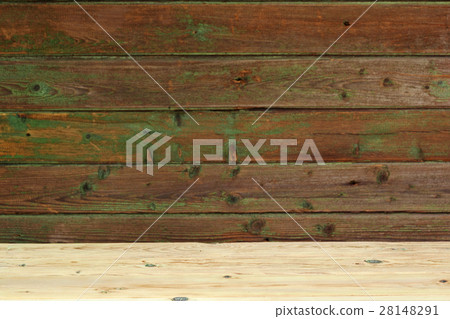 Natural green wooden surface. 28148291