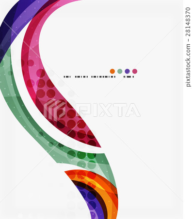 Colorful elegant flowing wave Colorful elegant flowing wave 28148370
